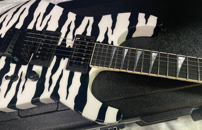 NEW ! Jackson Custom Shop SL2 Soloist Floyd Rose - Super RARE White Bengal Tiger Finish - Authorized Dealer - 8.2lbs - G07497