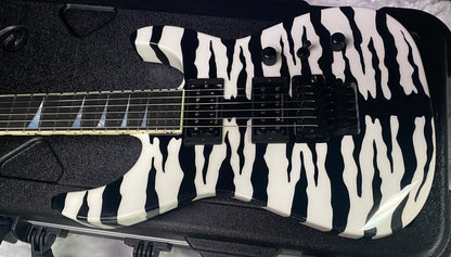 NEW ! Jackson Custom Shop SL2 Soloist Floyd Rose - Super RARE White Bengal Tiger Finish - Authorized Dealer - 8.2lbs - G07497