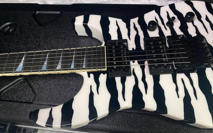 NEW ! Jackson Custom Shop SL2 Soloist Floyd Rose - Super RARE White Bengal Tiger Finish - Authorized Dealer - 8.2lbs - G07497