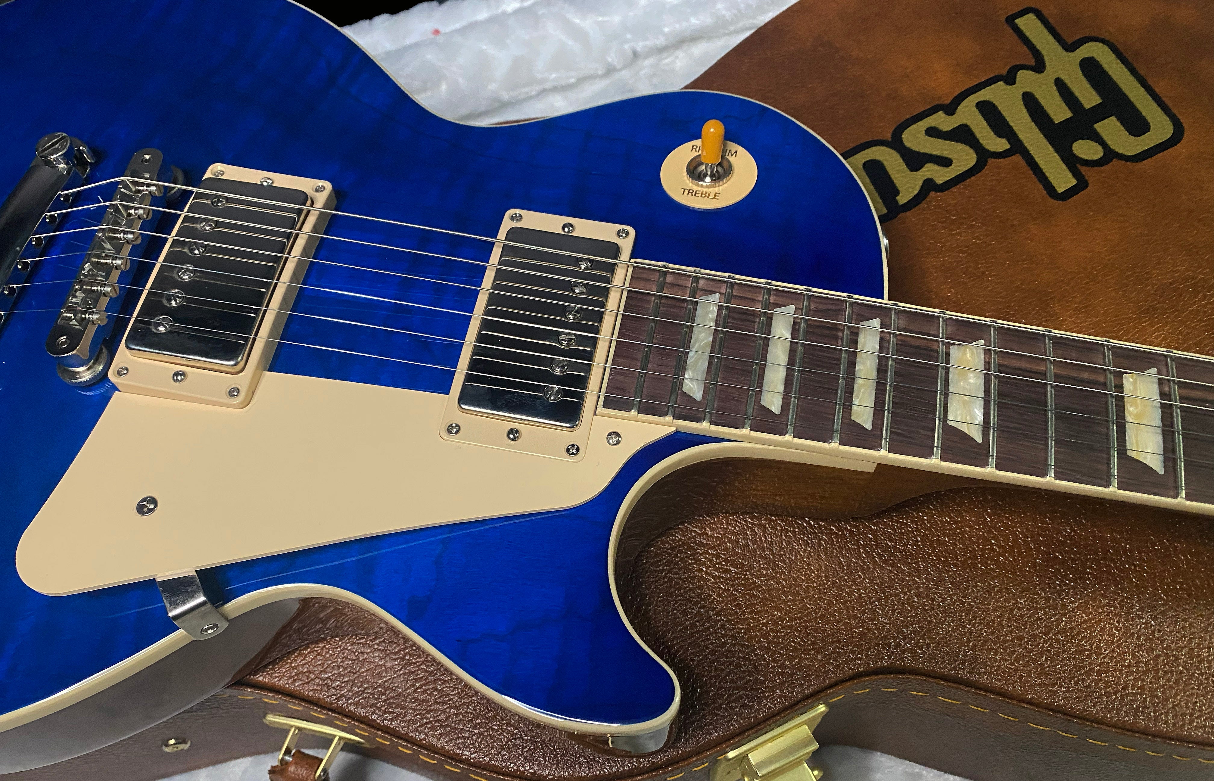 NEW ! Gibson Les Paul Standard '60s - AAA Flame - Viper Blue - Limited Edition - Only 8.8lbs - Authorized Dealer - G07501