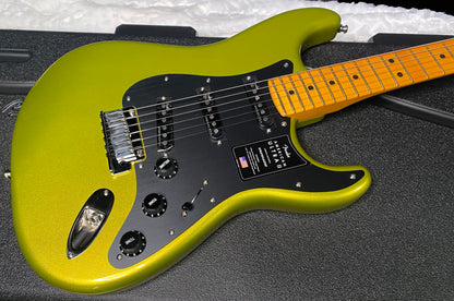 NEW! Fender American Ultra II Stratocaster - Maple Fingerboard - Solar Flare - 8.5lbs - Authorized Dealer - G07490