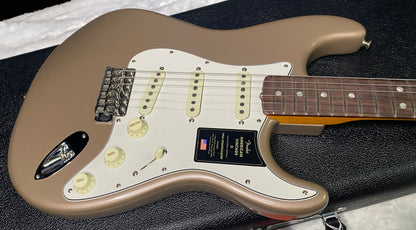 NEW! Fender American Vintage II 1965 Stratocaster - Shoreline Gold - 8.1lbs - Authorized Dealer - G07491