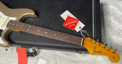 NEW! Fender American Vintage II 1965 Stratocaster - Shoreline Gold - 8.1lbs - Authorized Dealer - G07491