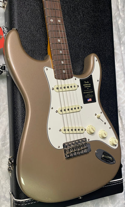 NEW! Fender American Vintage II 1965 Stratocaster - Shoreline Gold - 8.1lbs - Authorized Dealer - G07491