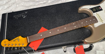 NEW! Fender American Vintage II 1965 Stratocaster - Shoreline Gold - 8.1lbs - Authorized Dealer - G07491