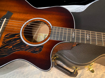 NEW! Taylor 324ce V-Class Grand Auditorium Acoustic-Electric Guitar - Tobacco - Authorized Dealer - 4.65lbs - G06049