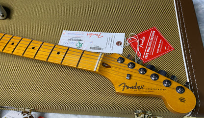 NEW ! Fender American Ultra Luxe Vintage '50s Stratocaster - White Blonde - Authorized Dealer - 7.9lbs - G07487