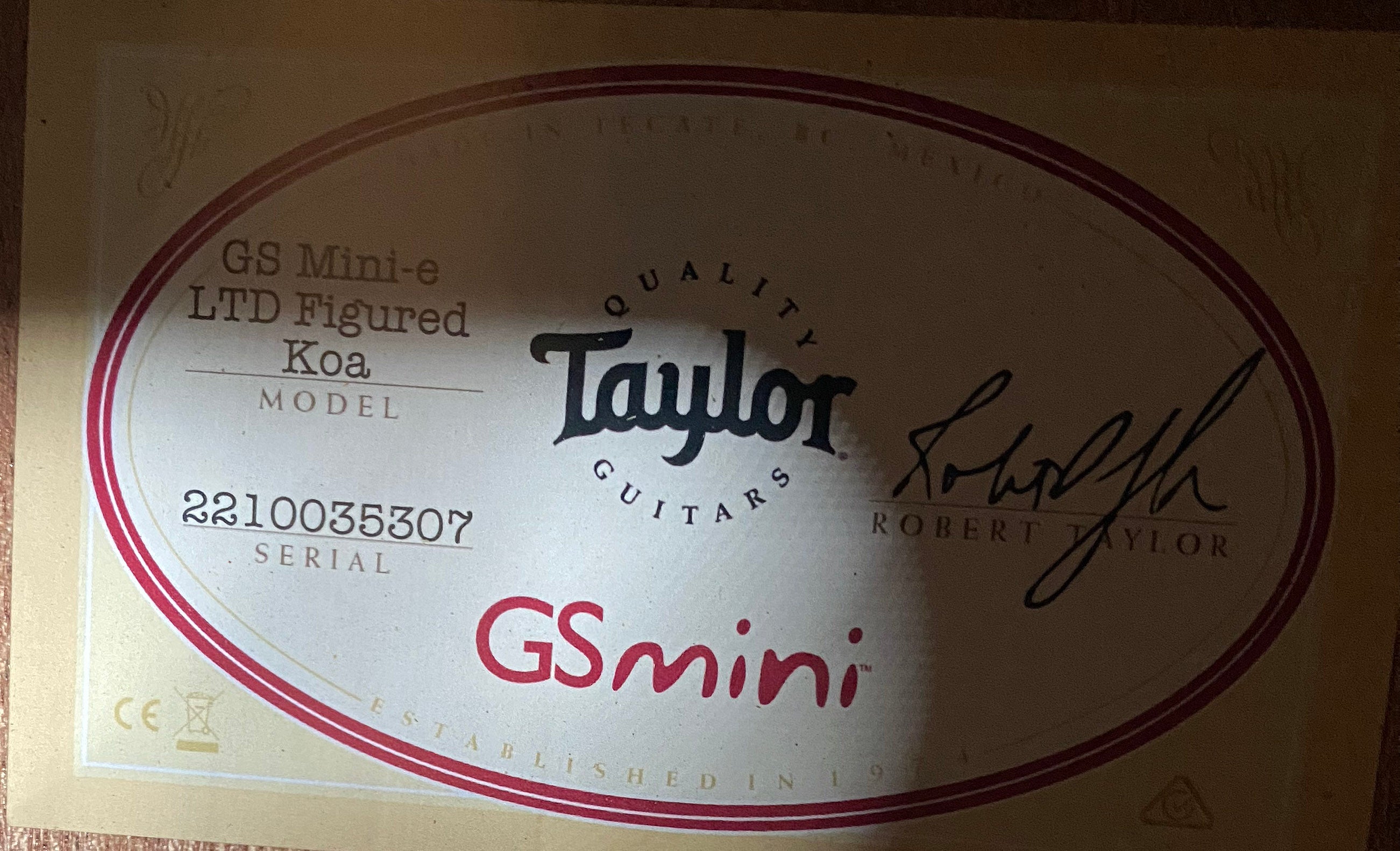 NEW! Taylor GS Mini-e LTD AAA Figured Koa - Natural - Authorized Dealer - Absolutely Beautiful! 3.7lbs - Gig Bag - Authorized Dealer - G06042