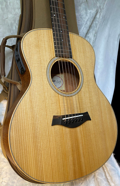 NEW! Taylor GS Mini-e LTD AAA Figured Koa - Natural - Authorized Dealer - Absolutely Beautiful! 3.7lbs - Gig Bag - Authorized Dealer - G06042