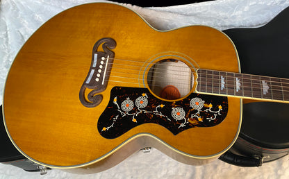 NEW ! Epiphone Inspired by 1957 Gibson SJ-200 J-200 Original Case - Authorized Dealer - 5.3lbs - G05401