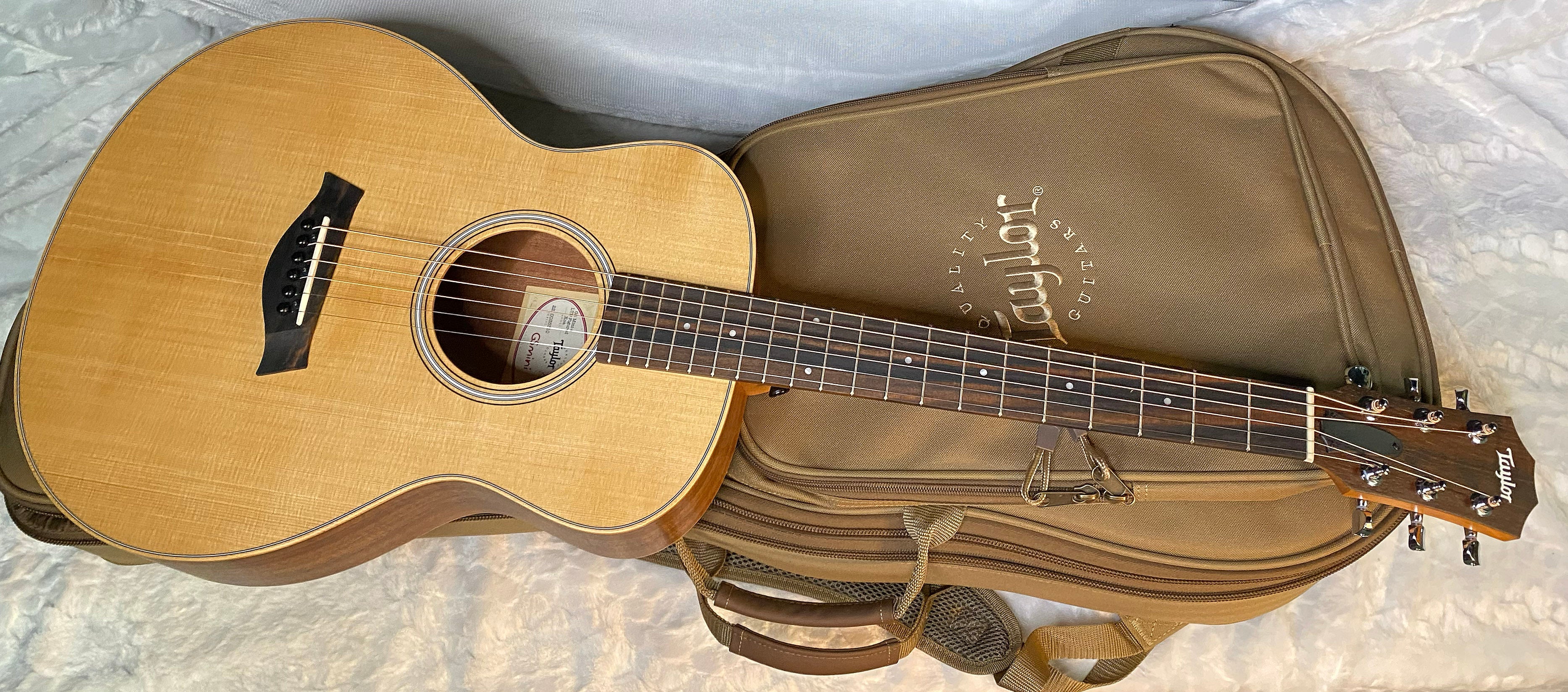 NEW! Taylor GS Mini-e LTD AAA Figured Koa - Natural - Authorized Dealer - Absolutely Beautiful! 3.8lbs - Gig Bag - Authorized Dealer - G06041