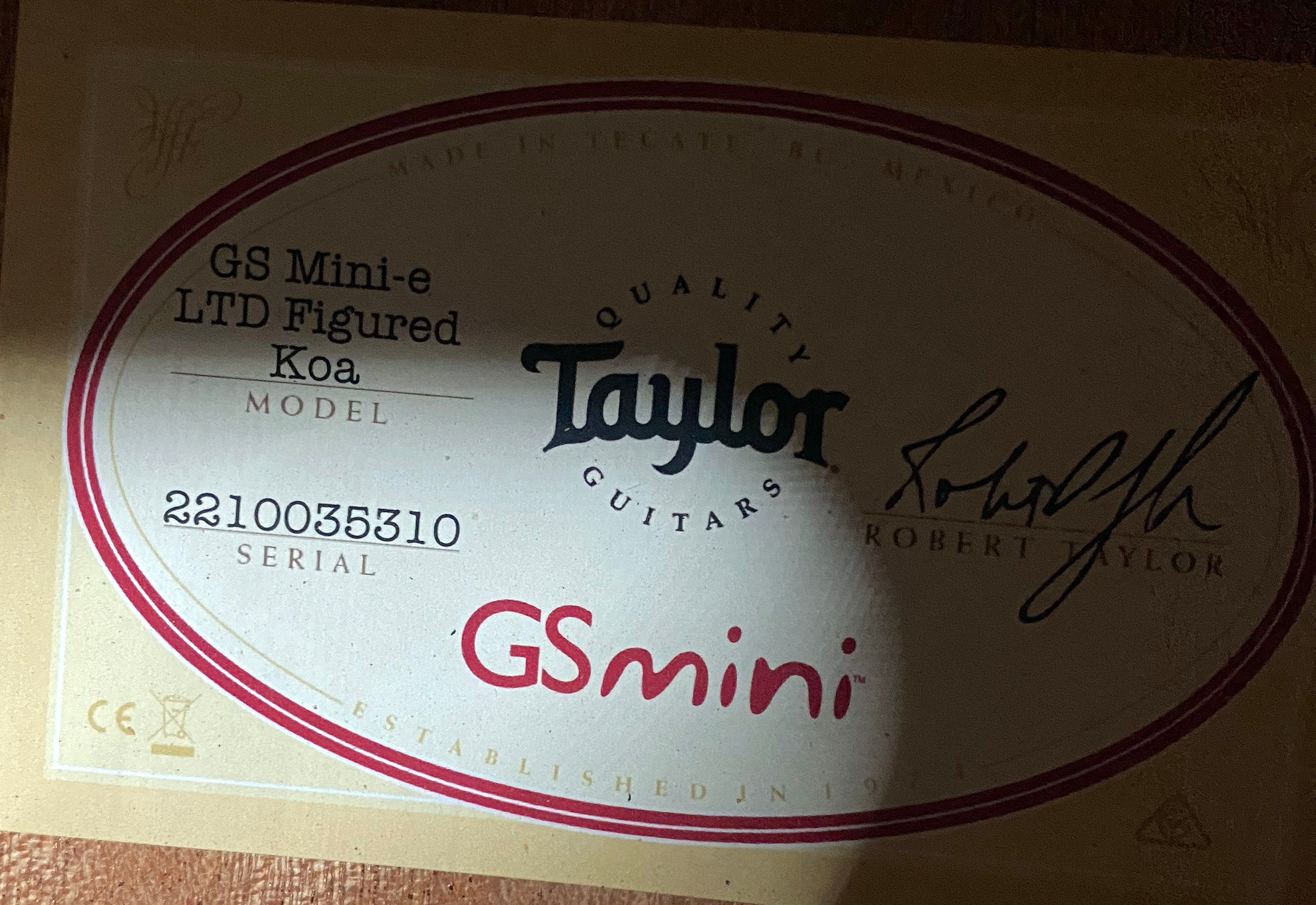 NEW! Taylor GS Mini-e LTD AAA Figured Koa - Natural - Authorized Dealer - Absolutely Beautiful! 3.8lbs - Gig Bag - Authorized Dealer - G06041