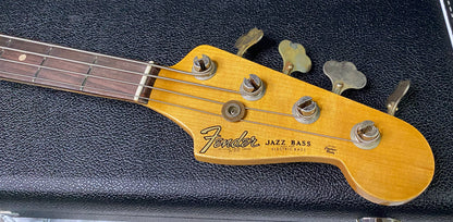 NEW! Fender Custom Shop 64 Jazz Bass Relic - Aged Cherry Sunburst Finish - Ash Body - 9.3 lbs - Authorized Dealer - G07508
