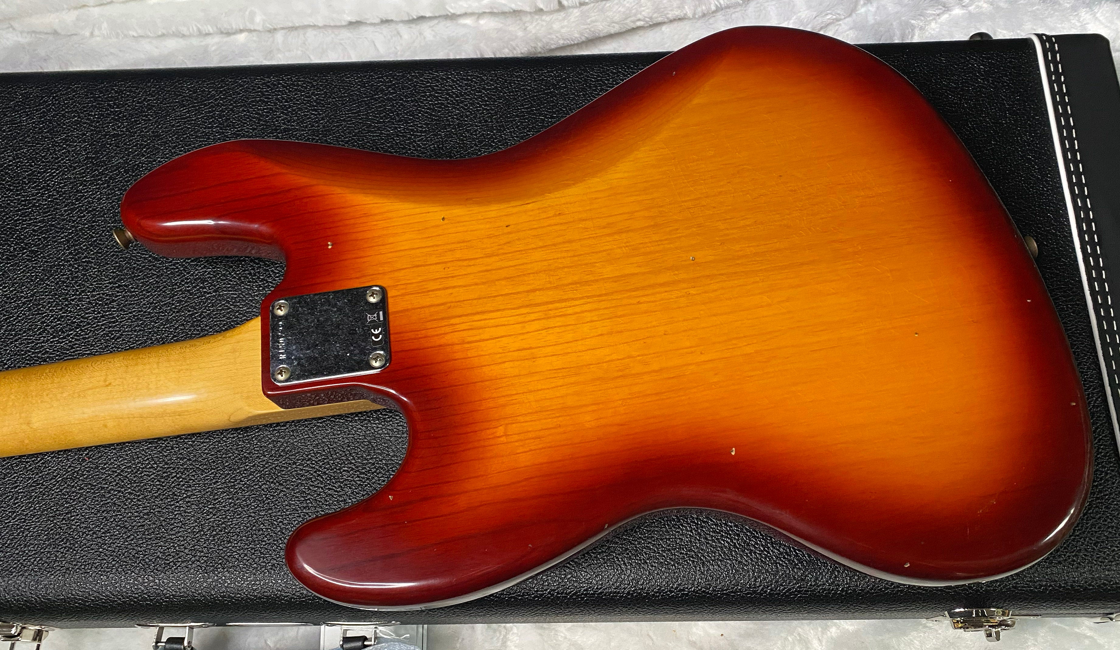 NEW! Fender Custom Shop 64 Jazz Bass Relic - Aged Cherry Sunburst Finish - Ash Body - 9.3 lbs - Authorized Dealer - G07508