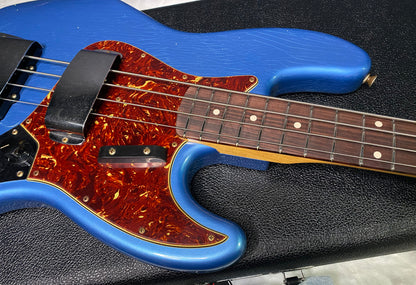 NEW! Fender Custom Shop 64 Jazz Bass Relic - Lake Placid Blue Finish - 9.4 lbs - Authorized Dealer - G07507