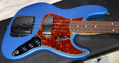 NEW! Fender Custom Shop 64 Jazz Bass Relic - Lake Placid Blue Finish - 9.4 lbs - Authorized Dealer - G07507