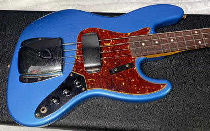NEW! Fender Custom Shop 64 Jazz Bass Relic - Lake Placid Blue Finish - 9.4 lbs - Authorized Dealer - G07507