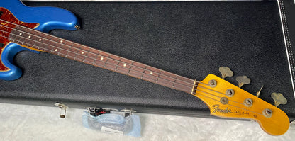 NEW! Fender Custom Shop 64 Jazz Bass Relic - Lake Placid Blue Finish - 9.4 lbs - Authorized Dealer - G07507