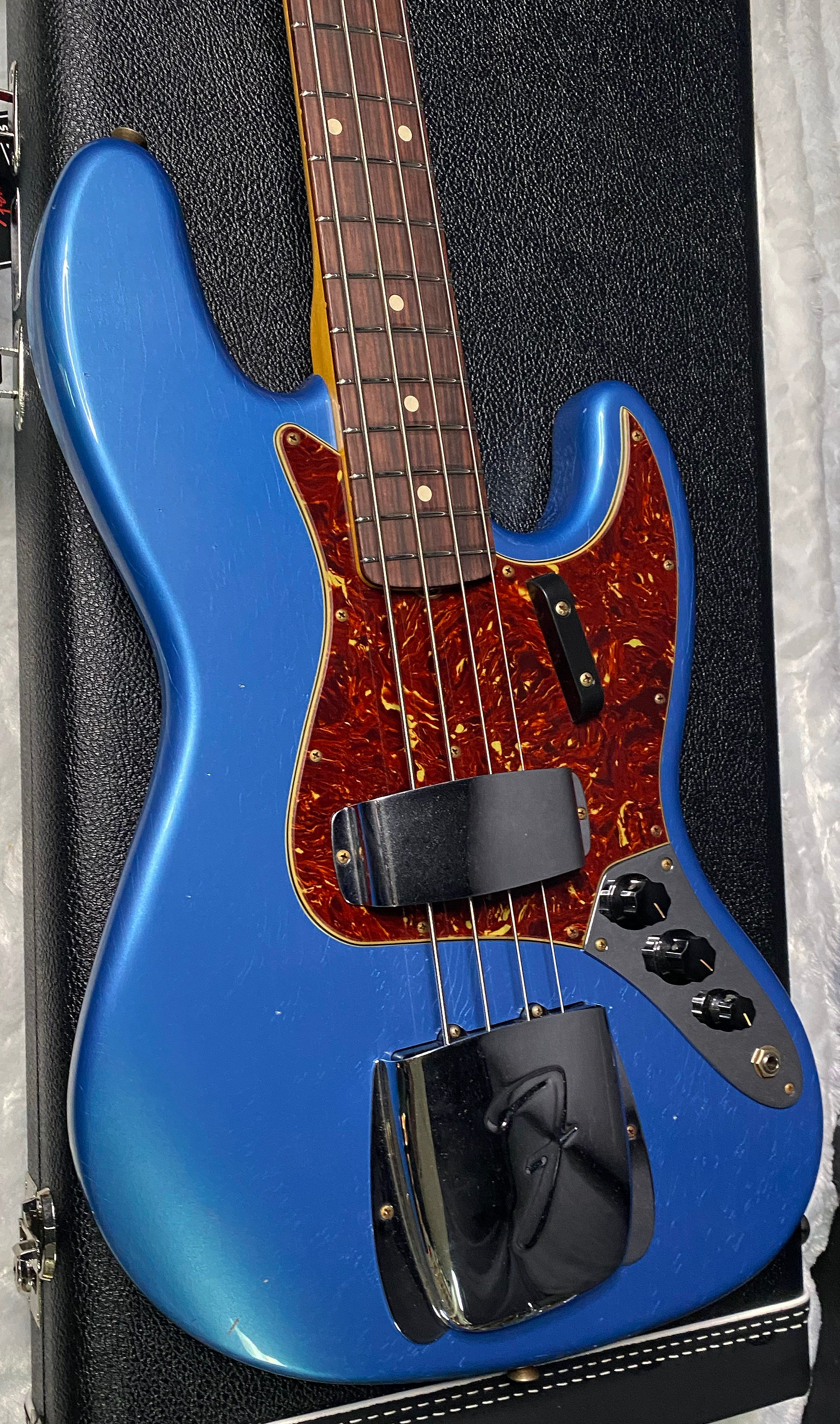 NEW! Fender Custom Shop 64 Jazz Bass Relic - Lake Placid Blue Finish - 9.4 lbs - Authorized Dealer - G07507