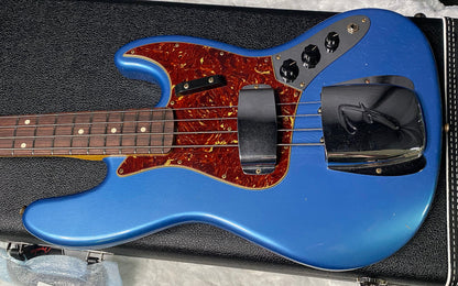 NEW! Fender Custom Shop 64 Jazz Bass Relic - Lake Placid Blue Finish - 9.4 lbs - Authorized Dealer - G07507