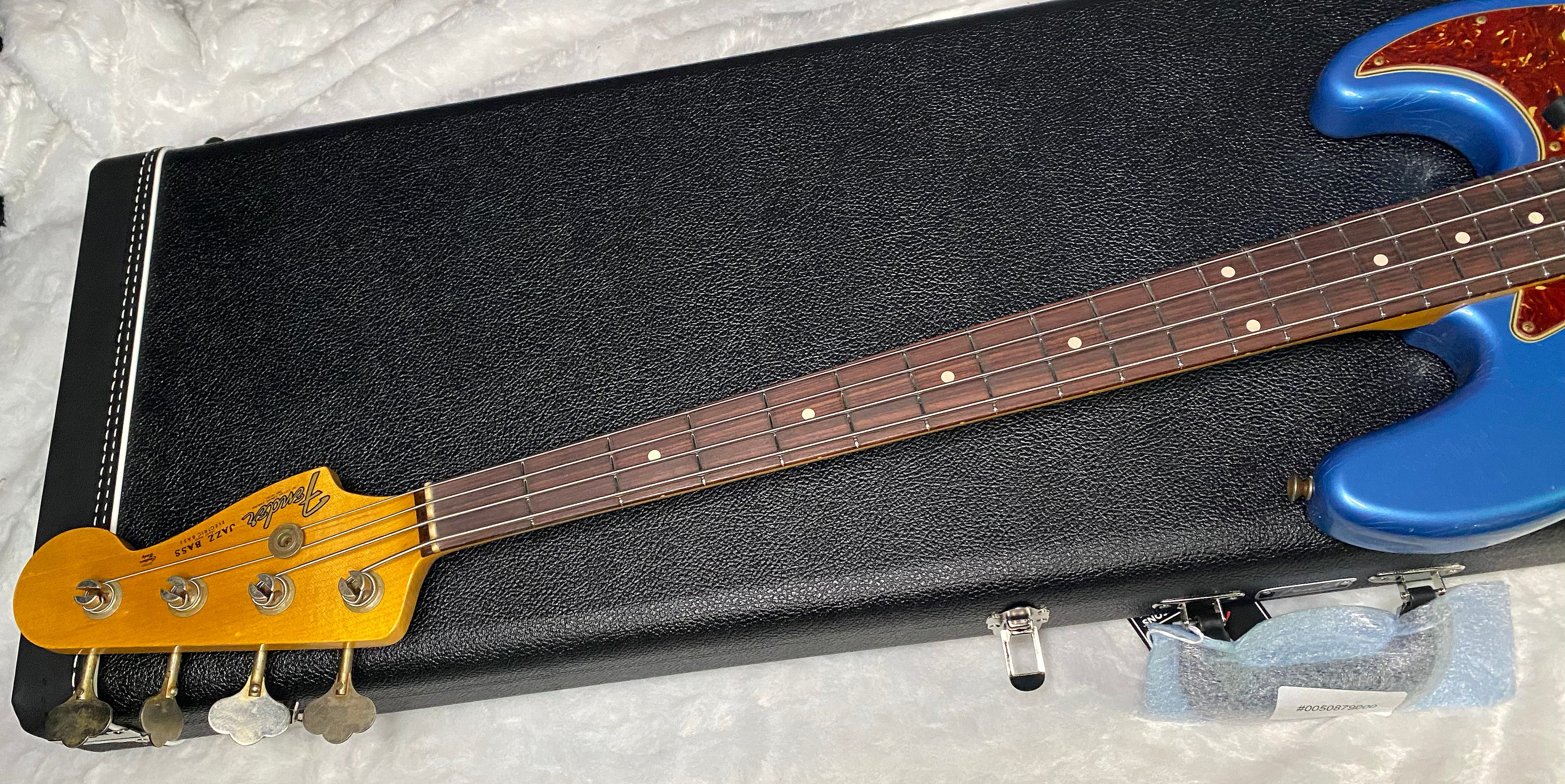 NEW! Fender Custom Shop 64 Jazz Bass Relic - Lake Placid Blue Finish - 9.4 lbs - Authorized Dealer - G07507