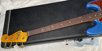 NEW! Fender Custom Shop 64 Jazz Bass Relic - Lake Placid Blue Finish - 9.4 lbs - Authorized Dealer - G07507