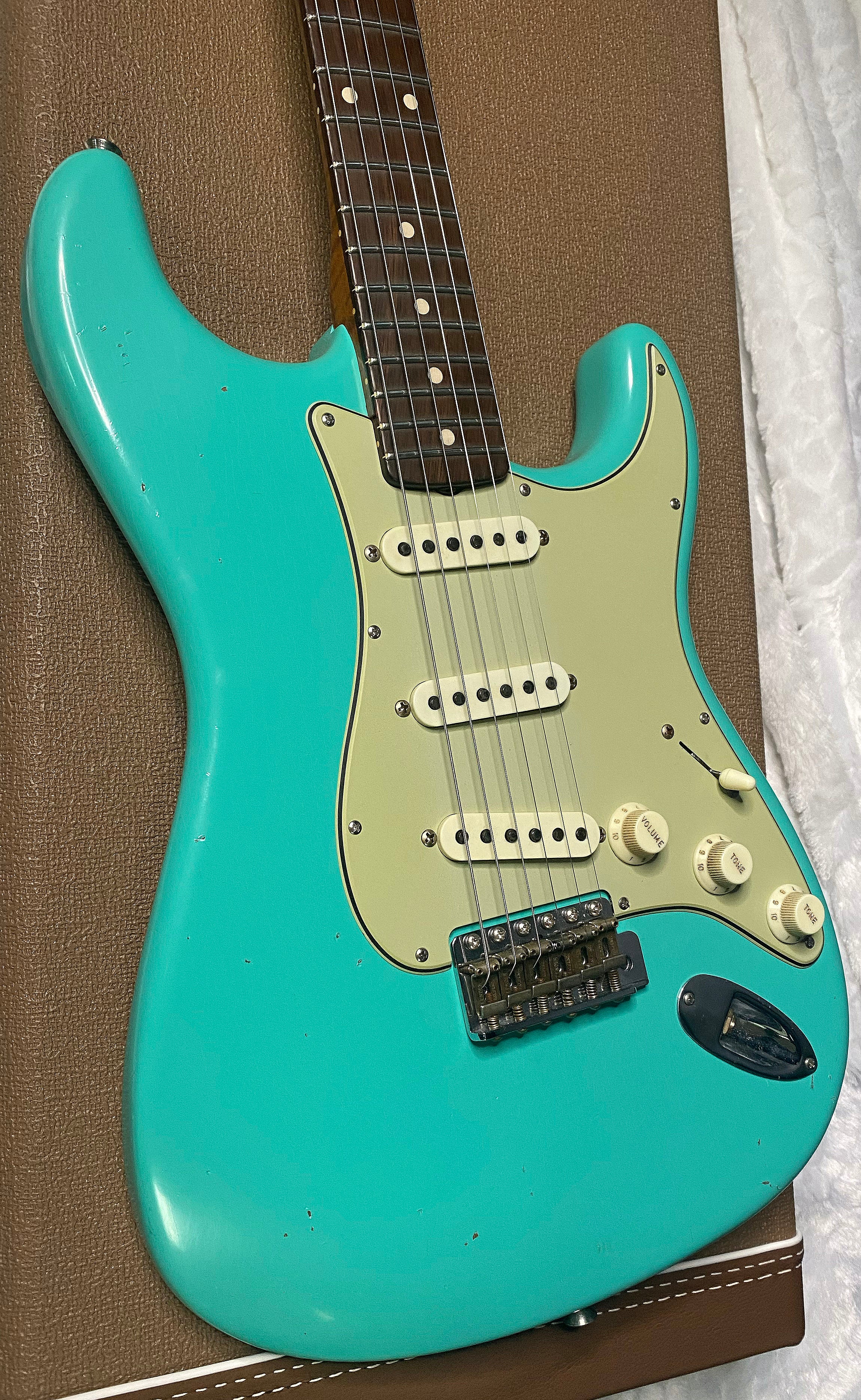 NEW! Fender 59 Stratocaster Custom Shop Relic Masterbuilt Dennis Galuska Brazilian - 7.4lbs - Authorized Dealer - G07505
