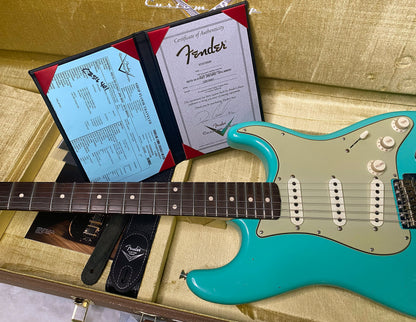 NEW! Fender 59 Stratocaster Custom Shop Relic Masterbuilt Dennis Galuska Brazilian - 7.4lbs - Authorized Dealer - G07505