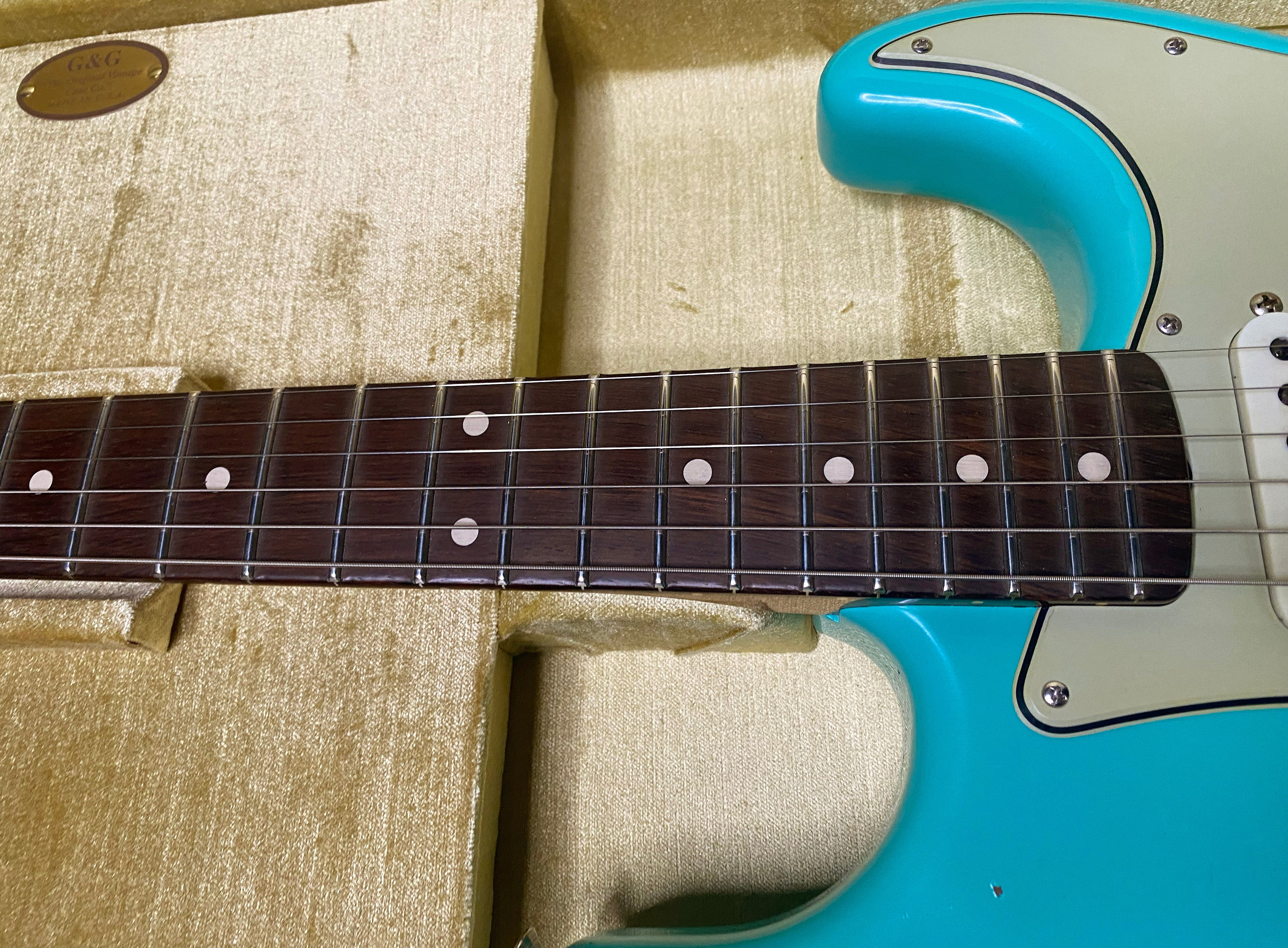 NEW! Fender 59 Stratocaster Custom Shop Relic Masterbuilt Dennis Galuska Brazilian - 7.4lbs - Authorized Dealer - G07505