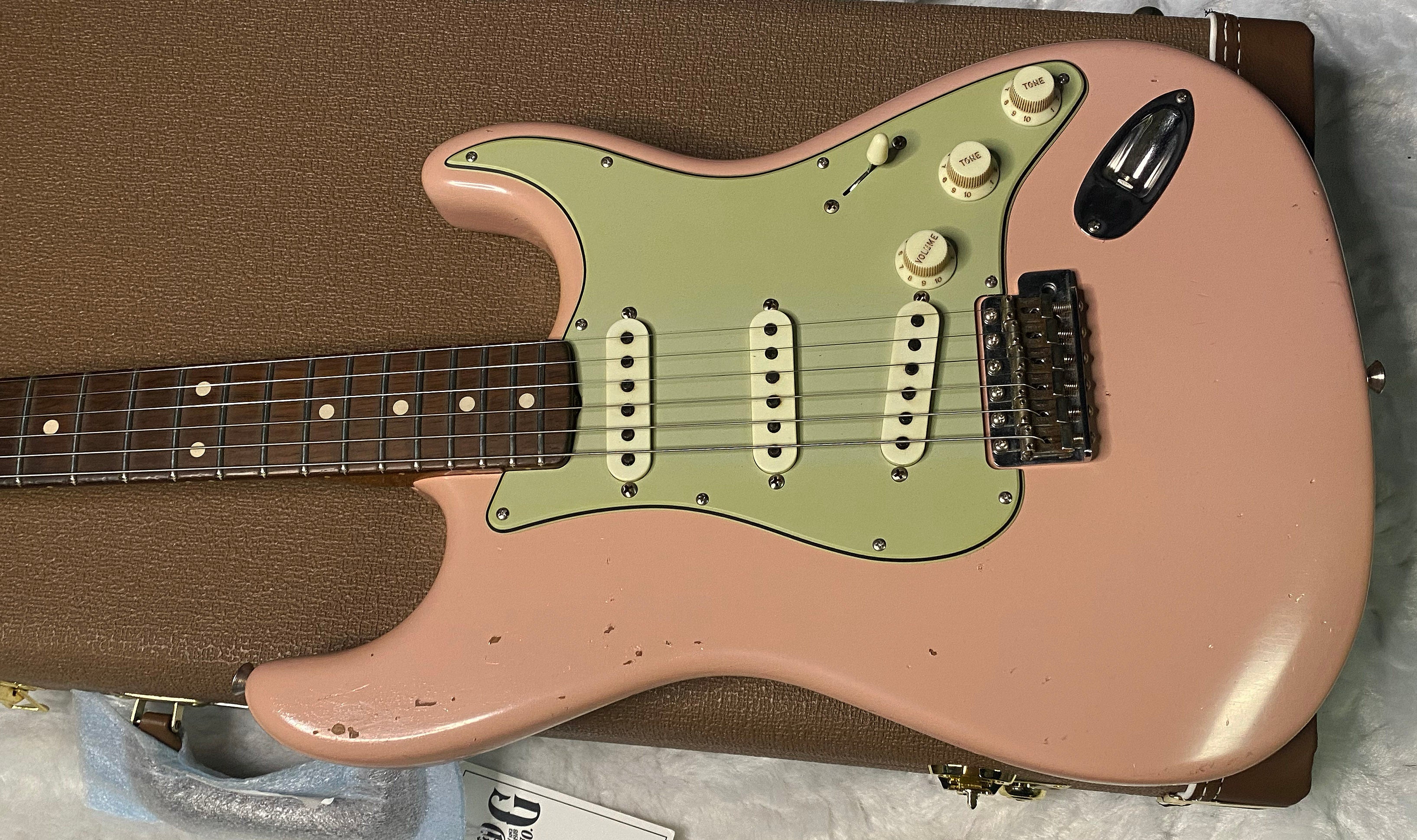 NEW! Fender 59 Stratocaster Custom Shop Relic Masterbuilt Dennis Galuska Brazilian - 7.4lbs - Authorized Dealer - G07506