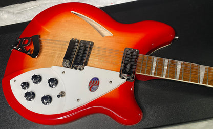 NEW ! Rickenbacker 360/12 Fire Glo - 12-String Semi Hollowbody - 7.95 lbs - Authorized Dealer - G07510