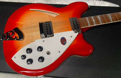 NEW ! Rickenbacker 360/12 Fire Glo - 12-String Semi Hollowbody - 7.95 lbs - Authorized Dealer - G07510