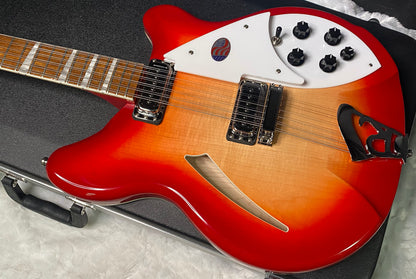 NEW ! Rickenbacker 360/12 Fire Glo - 12-String Semi Hollowbody - 7.95 lbs - Authorized Dealer - G07510