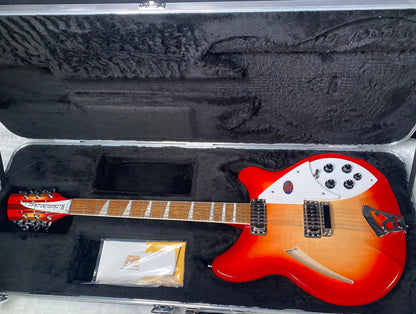 NEW ! Rickenbacker 360/12 Fire Glo - 12-String Semi Hollowbody - 7.95 lbs - Authorized Dealer - G07510