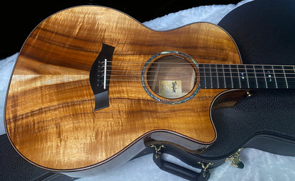 NEW! Taylor Custom 724ce Acoustic-Electric Guitar - Natural Gloss - AAAAA Hand Picked Koa - 4.6lbs - WOW! Authorized Dealer - G07513