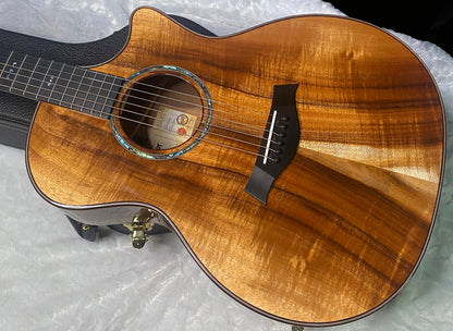NEW! Taylor Custom 724ce Acoustic-Electric Guitar - Natural Gloss - AAAAA Hand Picked Koa - 4.6lbs - WOW! Authorized Dealer - G07513