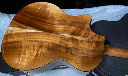NEW! Taylor Custom 724ce Acoustic-Electric Guitar - Natural Gloss - AAAAA Hand Picked Koa - 4.6lbs - WOW! Authorized Dealer - G07513
