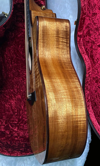 NEW! Taylor Custom 724ce Acoustic-Electric Guitar - Natural Gloss - AAAAA Hand Picked Koa - 4.8lbs - WOW! Authorized Dealer - G07515