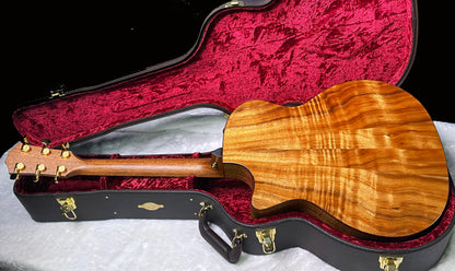 NEW! Taylor Custom 724ce Acoustic-Electric Guitar - Natural Gloss - AAAAA Hand Picked Koa - 4.8lbs - WOW! Authorized Dealer - G07515