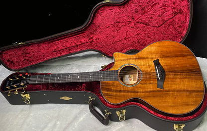 NEW! Taylor Custom 724ce Acoustic-Electric Guitar - Natural Gloss - AAAAA Hand Picked Koa - 4.7lbs - WOW! Authorized Dealer - G07514