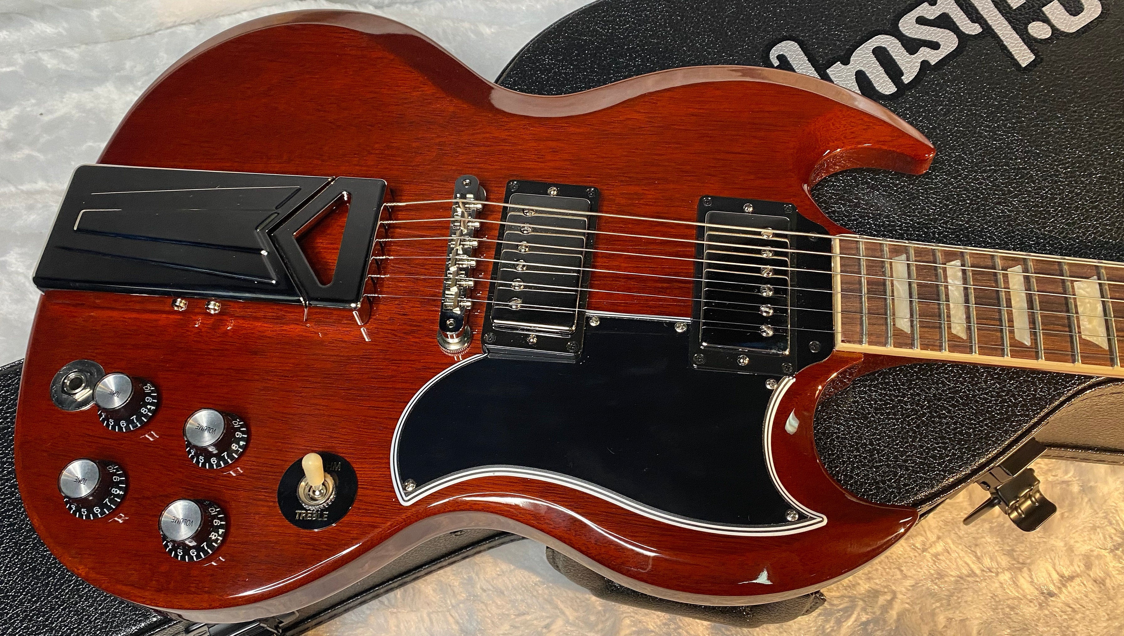 NEW ! Gibson Gibson USA: Jake Kiszka SG Standard Limited Edition - Faded Cherry - 7 lbs - Greta Van Fleet - Authorized Dealer - G06812