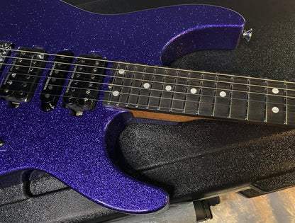 NEW ! Jackson Custom Shop Dinky HSH - Roasted Maple Fretboard - DK - Purple Sparkle - Authorized Dealer - 8.35 lbs - G06855