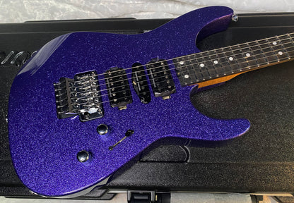 NEW ! Jackson Custom Shop Dinky HSH - Roasted Maple Fretboard - DK - Purple Sparkle - Authorized Dealer - 8.35 lbs - G06855