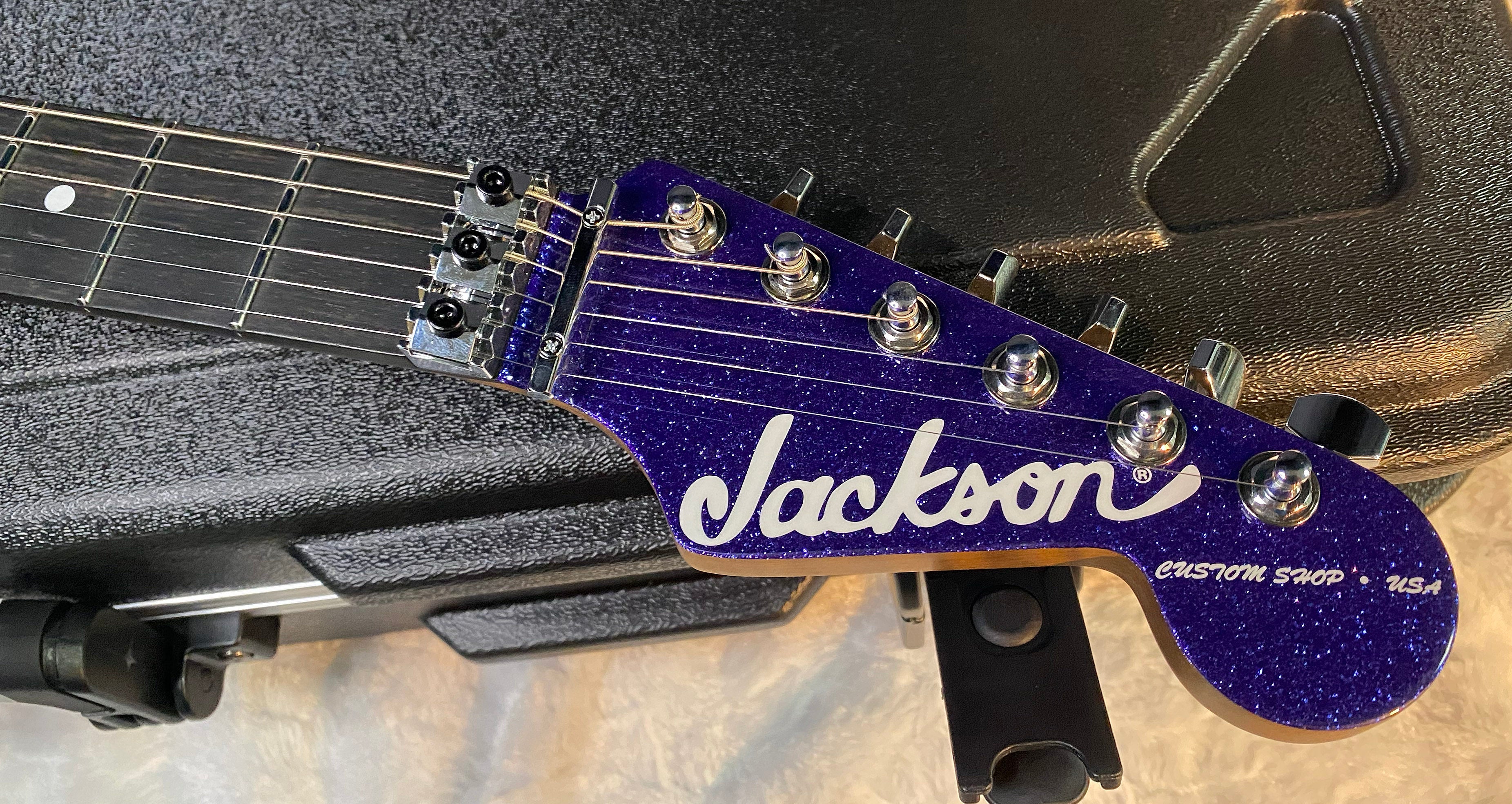 NEW ! Jackson Custom Shop Dinky HSH - Roasted Maple Fretboard - DK - Purple Sparkle - Authorized Dealer - 8.35 lbs - G06855