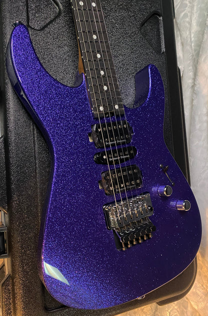 NEW ! Jackson Custom Shop Dinky HSH - Roasted Maple Fretboard - DK - Purple Sparkle - Authorized Dealer - 8.35 lbs - G06855