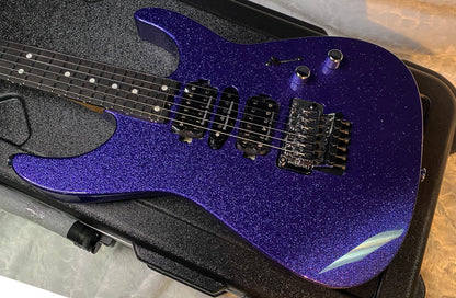 NEW ! Jackson Custom Shop Dinky HSH - Roasted Maple Fretboard - DK - Purple Sparkle - Authorized Dealer - 8.35 lbs - G06855