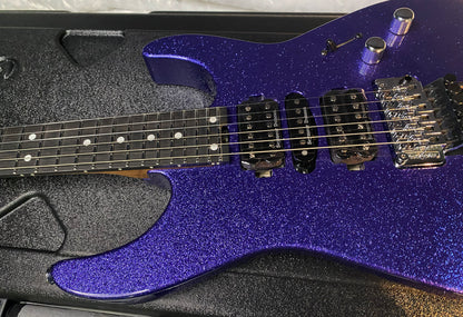 NEW ! Jackson Custom Shop Dinky HSH - Roasted Maple Fretboard - DK - Purple Sparkle - Authorized Dealer - 8.35 lbs - G06855