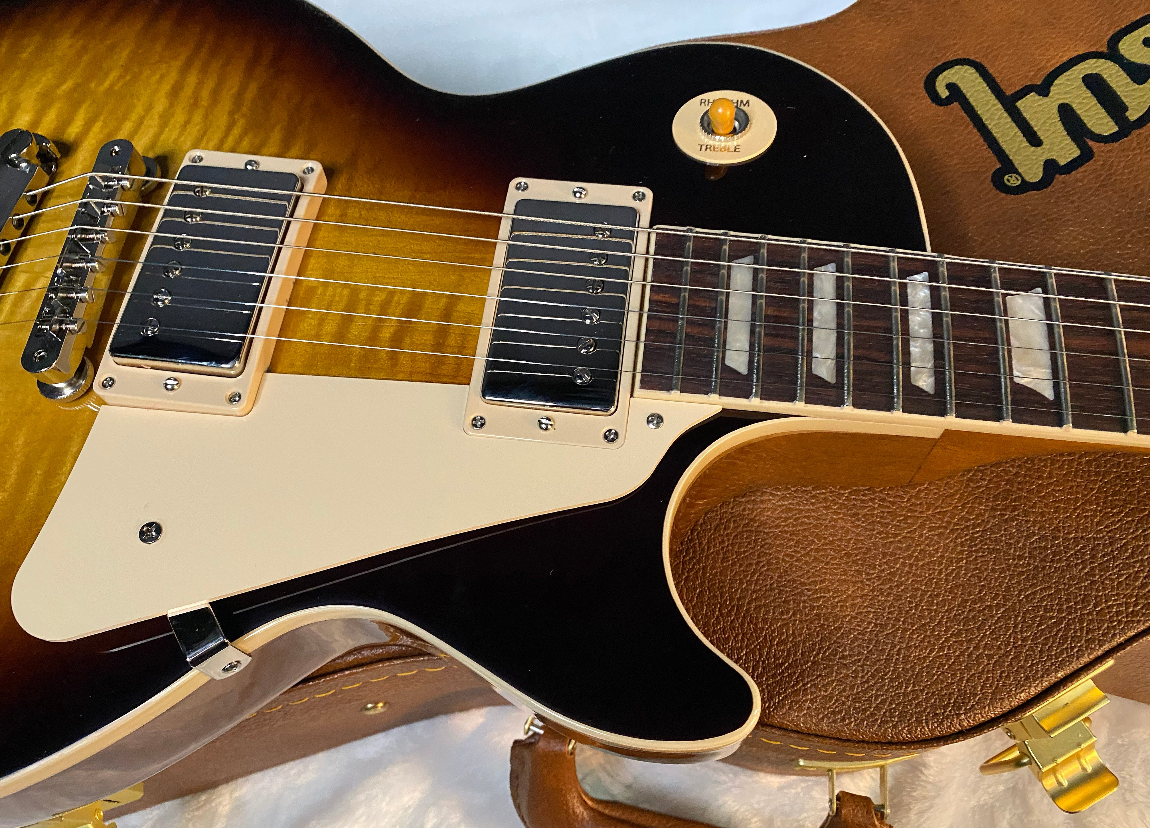 NEW! ! Gibson Les Paul 50's Standard - Tobacco Sunburst - Beautiful Flame Maple Top - Authorized Dealer - 9.1 lbs - G06085