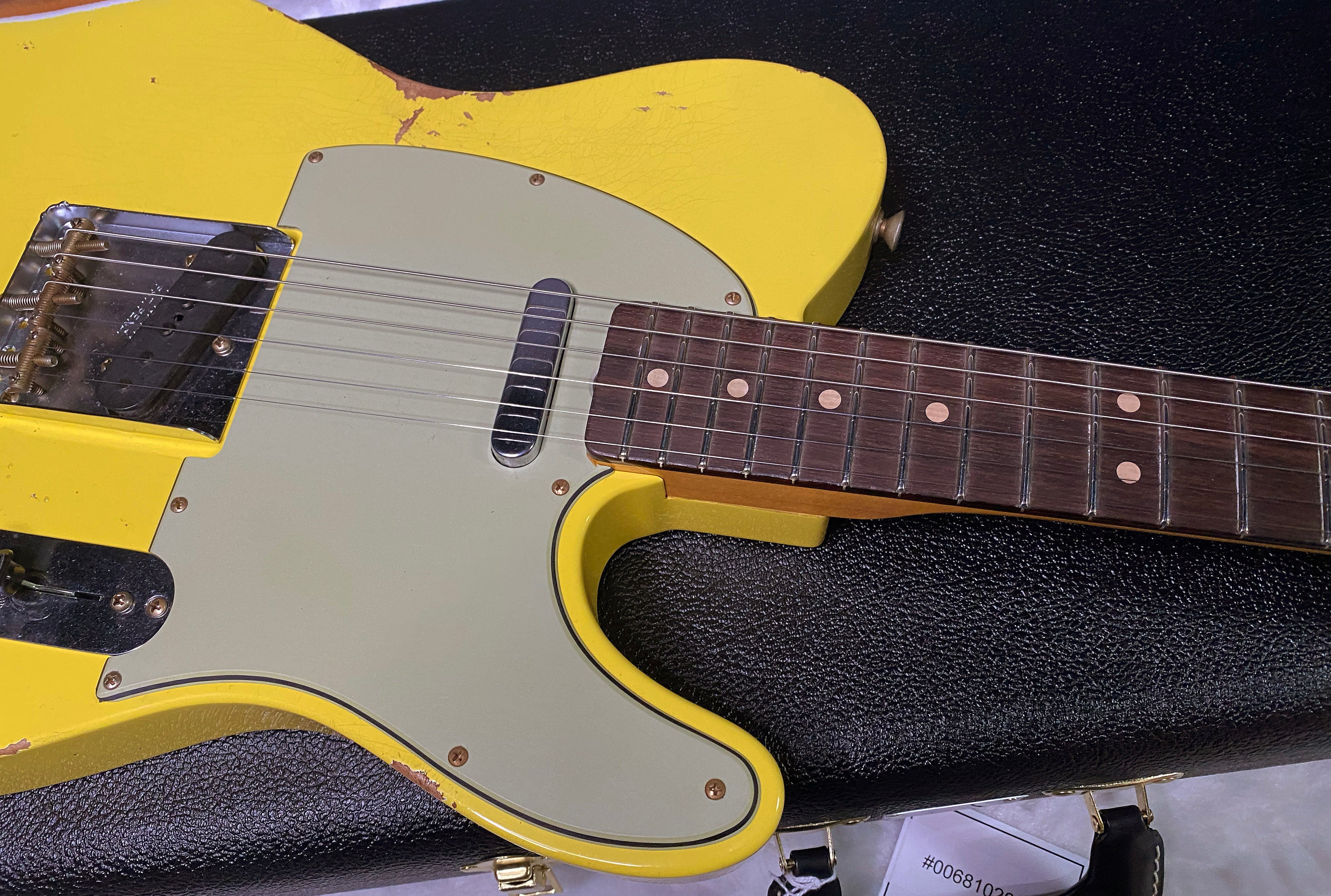 NEW! Fender '63 Relic Limited Edition Telecaster - Handwound PU's - Custom Shop - Authorized Dealer - Canary Yellow - 7.25lbs - G06490