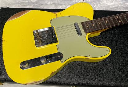 NEW! Fender '63 Relic Limited Edition Telecaster - Handwound PU's - Custom Shop - Authorized Dealer - Canary Yellow - 7.25lbs - G06490